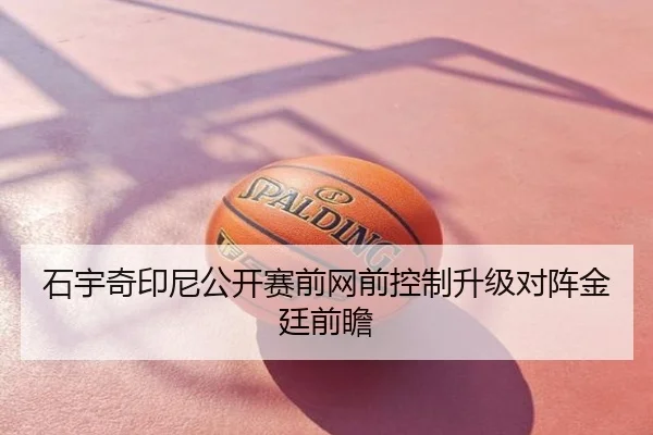 石宇奇印尼公开赛前网前控制升级对阵金廷前瞻